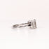 LAB-GROWN DIAMOND EMERALD-CUT TRINITY THREE-STONE ENGAGEMENT RING image 2