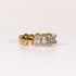 DIAMOND OVAL & BAGUETTE PAVÉ BAND RING image 1