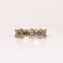 DIAMOND OVAL & BAGUETTE PAVÉ BAND RING image 0