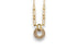 DIAMOND OPEN CIRCLE PAVÉ PENDANT PAPERCLIP CHAIN NECKLACE image 0