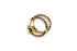 OVAL INSIDE-OUT DIAMOND HOOP EARRINGS image 3