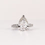 LAB-GROWN DIAMOND PEAR BRILLIANT-CUT ENGAGEMENT RING image 0