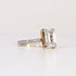 LAB-GROWN DIAMOND EMERALD-CUT CATHEDRAL PAVÉ BAND ENGAGEMENT RING image 1