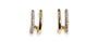 DIAMOND PAVÉ DOUBLE HUGGIE HOOP EARRINGS image 0