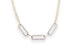 DIAMOND PAVÉ PAPERCLIP LINK STATEMENT NECKLACE image 0