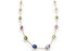 NATURAL RAINBOW SAPPHIRE STATION NECKLACE image 2