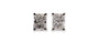 LUXURY LAB-GROWN RADIANT SQUARE CUT DIAMOND STUD EARRINGS image 0