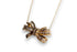 BAGUETTE DIAMOND CHANNEL-SET BOW PENDANT NECKLACE image 1