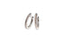 DIAMOND PAVÉ OVAL HOOP EARRINGS image 1