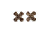 PAVÉ FOUR-PETAL FLOWER DIAMOND STUD EARRINGS image 2