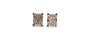LUXURY LAB-GROWN RADIANT SQUARE CUT DIAMOND STUD EARRINGS image 0