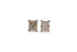 LUXURY LAB-GROWN RADIANT SQUARE CUT DIAMOND STUD EARRINGS image 0