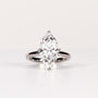 LAB-GROWN DIAMOND MARQUISE BRILLIANT-CUT SOLITAIRE ENGAGEMENT RING image 0