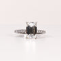 LAB-GROWN DIAMOND EMERALD-CUT ENGAGEMENT RING image 0