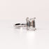 LAB-GROWN DIAMOND EMERALD-CUT SOLITAIRE ENGAGEMENT RING image 1