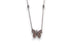 DIAMOND PAVÉ BUTTERFLY PENDANT DIAMOND STATION NECKLACE image 1