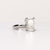 LAB-GROWN DIAMOND RECTANGULAR BRILLIANT SOLITAIRE RING image 1