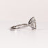 LAB-GROWN DIAMOND PEAR BRILLIANT-CUT PAVÉ BAND ENGAGEMENT RING image 2