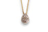 DIAMOND MIXED-CUT TEARDROP CLUSTER PENDANT NECKLACE image 0