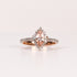 MORGANITE & MIXED-CUT BALLERINA HALO RING image 0