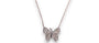 DIAMOND PAVÉ BUTTERFLY PENDANT DIAMOND STATION NECKLACE image 0