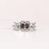 LAB-GROWN DIAMOND EMERALD-CUT THREE-STONE ENGAGEMENT RING image 0