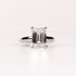 LAB-GROWN DIAMOND EMERALD-CUT SOLITAIRE ENGAGEMENT RING image 0