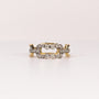 DIAMOND PAVÉ LINK RING image 0