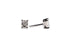 LUXURY LAB-GROWN RADIANT SQUARE CUT DIAMOND STUD EARRINGS image 2