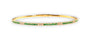 EMERALD & DIAMOND PAVÉ BANGLE BRACELET image 0