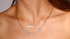 DIAMOND PAVÉ PAPERCLIP LINK STATEMENT NECKLACE image 3