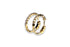 OVAL INSIDE-OUT DIAMOND HOOP EARRINGS image 1