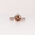 CHAMPAGNE DIAMOND & MIXED-CUT BALLERINA CROWN HALO RING image 0