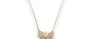 DIAMOND PAVÉ BUTTERFLY PENDANT DIAMOND STATION NECKLACE image 0