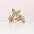 BUTTERFLY PAVÉ RING image 0