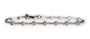 BRILLIANT CUT DIAMOND FLOWER CLUSTER TENNIS BRACELET image 0