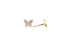 BUTTERFLY PAVÉ DIAMOND STUD EARRINGS image 1