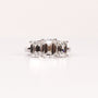 LAB-GROWN DIAMOND EMERALD-CUT TRINITY THREE-STONE ENGAGEMENT RING image 0