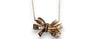 BAGUETTE DIAMOND CHANNEL-SET BOW PENDANT NECKLACE image 0