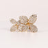 FOUR-LEAF CLOVER PAVÉ RING image 0