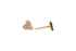 DIAMOND HEART PAVÉ STUD EARRINGS image 2