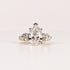 LAB-GROWN DIAMOND PEAR TRINITY THREE-STONE ENGAGEMENT RING image 0
