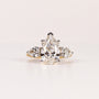 LAB-GROWN DIAMOND PEAR TRINITY THREE-STONE ENGAGEMENT RING image 0