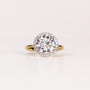 LAB-GROWN DIAMOND ROUND BRILLIANT-CUT HALO ENGAGEMENT RING image 0