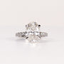 LAB-GROWN DIAMOND OVAL BRILLIANT-CUT ENGAGEMENT RING image 0