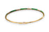 EMERALD & DIAMOND PAVÉ BANGLE BRACELET image 1