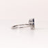BLUE SAPPHIRE & DIAMOND BUTTERFLY RING image 2