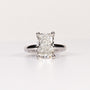 LAB-GROWN DIAMOND RECTANGULAR BRILLIANT SOLITAIRE RING image 0