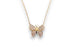 DIAMOND PAVÉ BUTTERFLY PENDANT DIAMOND STATION NECKLACE image 1