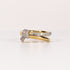 DIAMOND HALF PAVÉ KNOT RING image 1